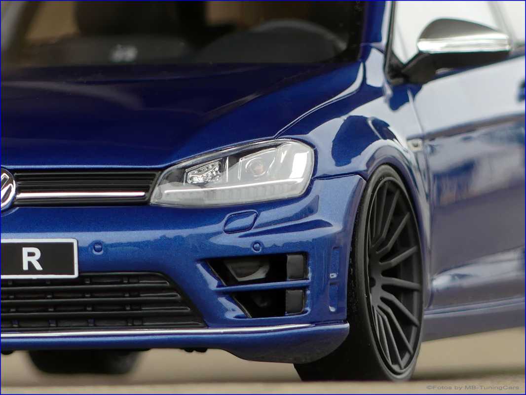 1:18 VW Golf VII 7 R 2014 Lapiz- Blau / Blue Edition +OVP